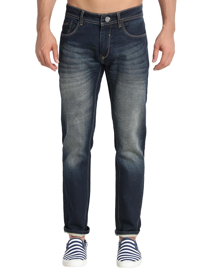 blue heavy washed jeans - 16304618 - Zoom Image - 1