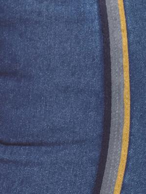 high rise side taped jeans - 16304639 - Standard Image - 4