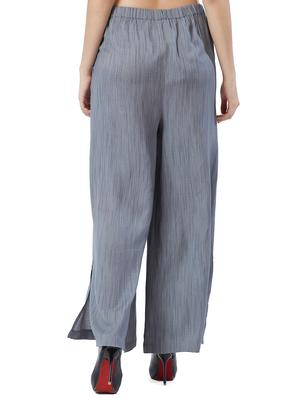 high rise side slit palazzo - 16304770 - Standard Image - 3