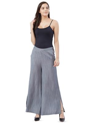 high rise side slit palazzo - 16304770 - Standard Image - 4