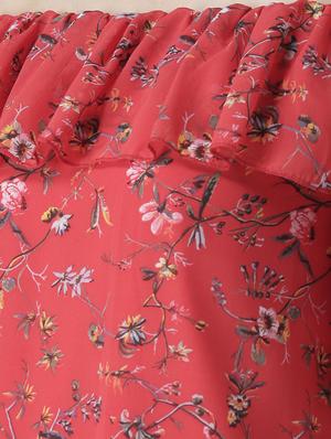 off-shoulder floral top - 16304811 - Standard Image - 5
