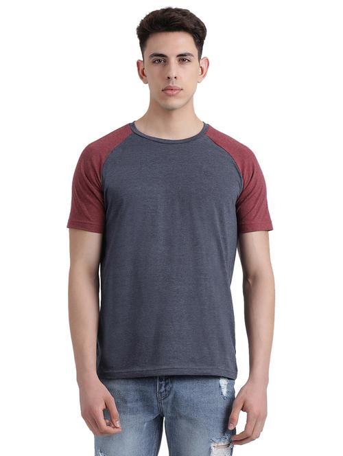 navy blue raglan t-shirt - 16304909 - Standard Image - 1