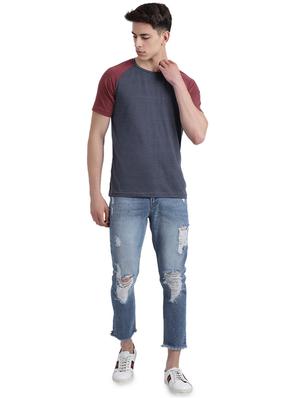 navy blue raglan t-shirt - 16304909 - Standard Image - 4