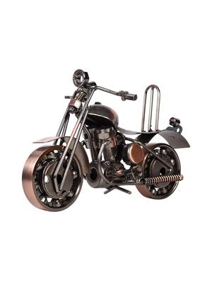 copper antique cruiser motor bike miniature showpiece - 16305191 - Standard Image - 3