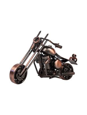 copper antique cruiser motor bike miniature showpiece - 16305193 - Standard Image - 3