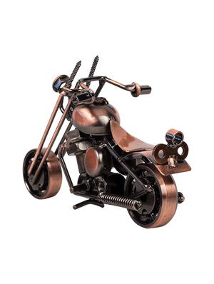 copper antique cruiser motor bike miniature showpiece - 16305193 - Standard Image - 4