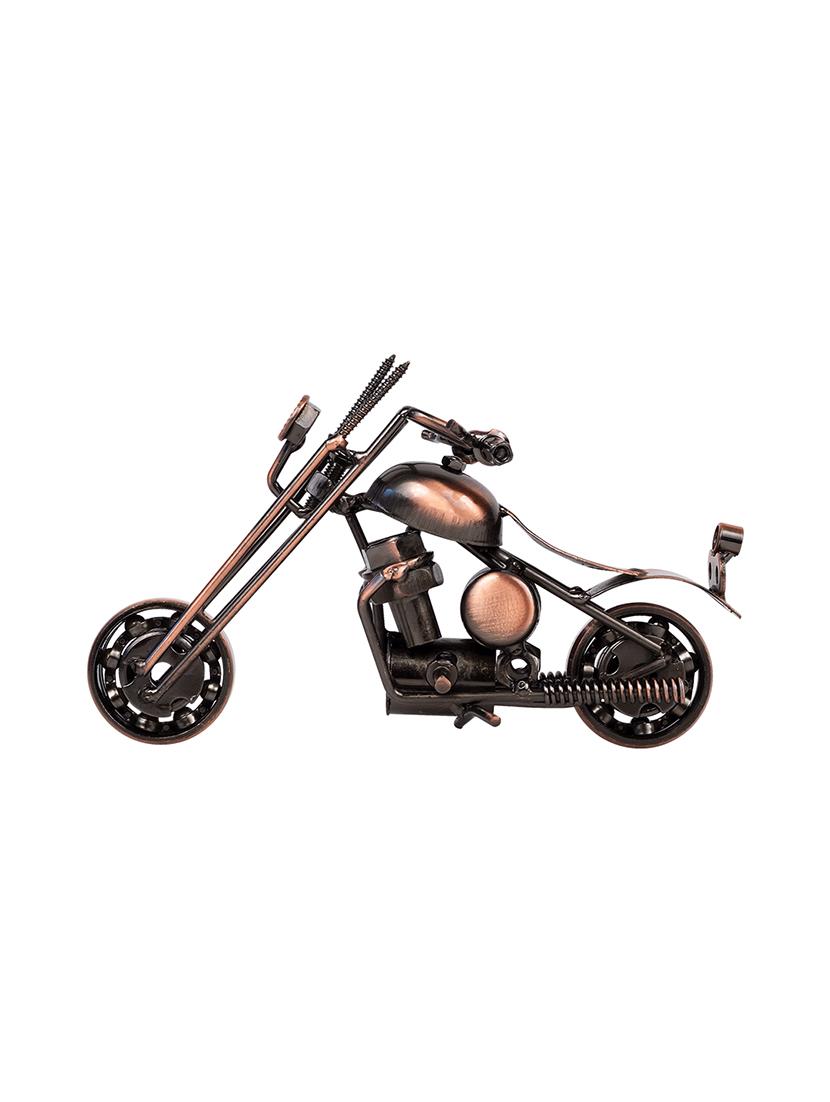 copper antique cruiser motor bike miniature showpiece - 16305193 - Zoom Image - 2