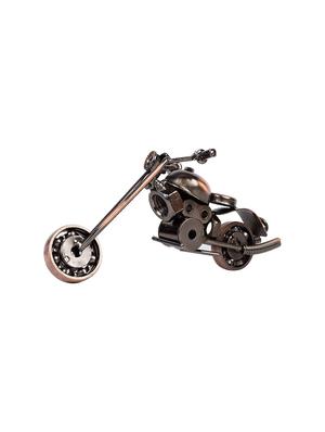 copper antique cruiser motor bike miniature showpiece - 16305194 - Standard Image - 2