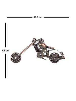 copper antique cruiser motor bike miniature showpiece - 16305194 - Standard Image - 5