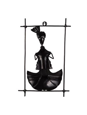golden peacock handcrafted multicoloured men iron wall hanging showpiece - 16305196 - Standard Image - 3