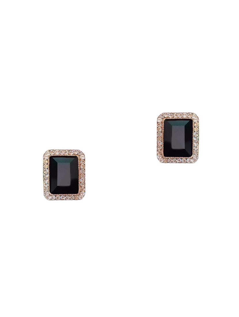 black metal studs earring - 16305643 - Zoom Image - 1