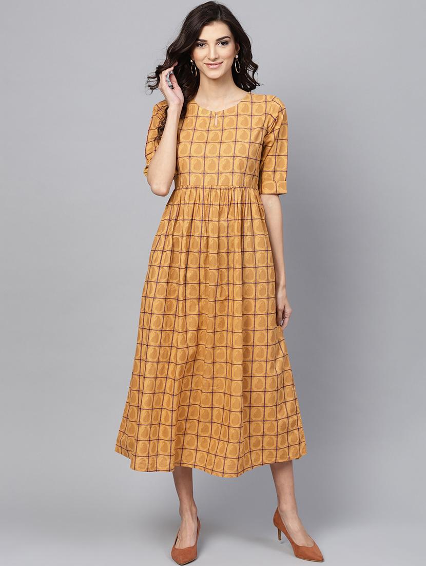 paisley gathered maxi dress - 16305724 - Zoom Image - 1