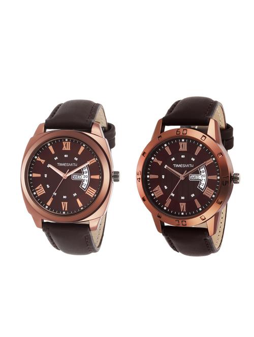 timesmith set of 2 analog watch combos tsc-013-014 - 16306198 - Standard Image - 1