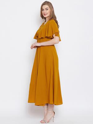 flutter sleeved maxi dress - 16308821 - Standard Image - 2