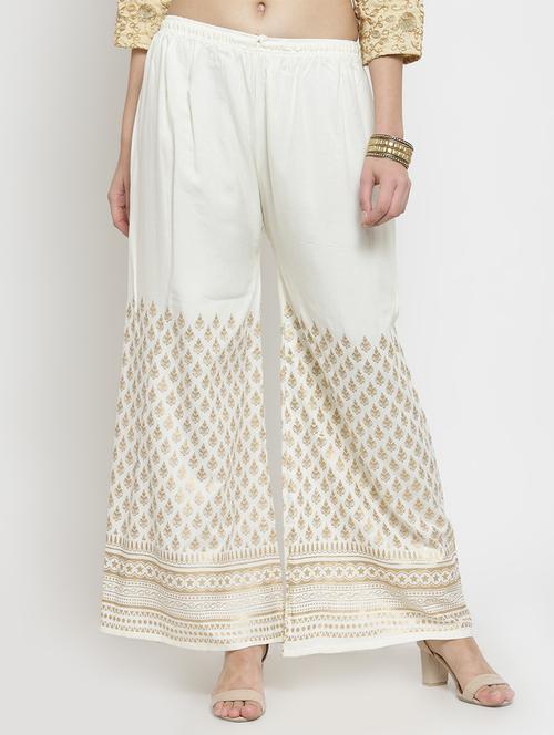 Block print straight palazzo - 16309488 - Standard Image - 1