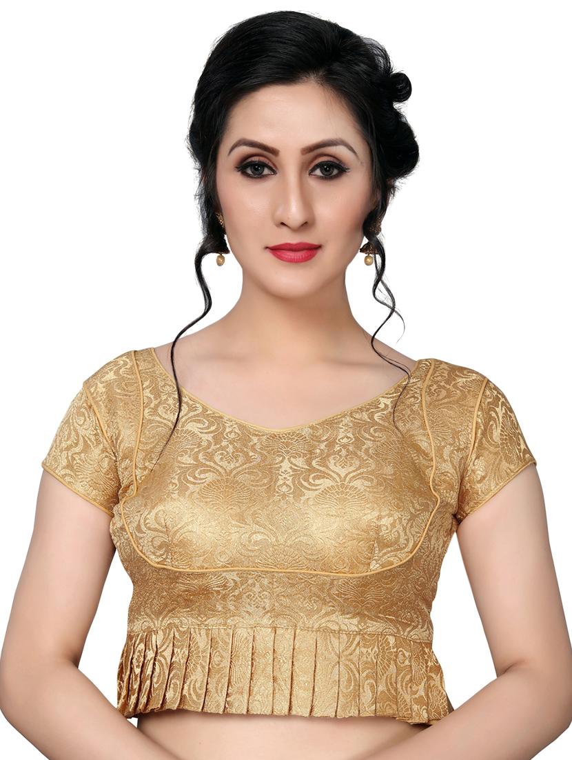 self-design solid blouse - 16309641 - Zoom Image - 1