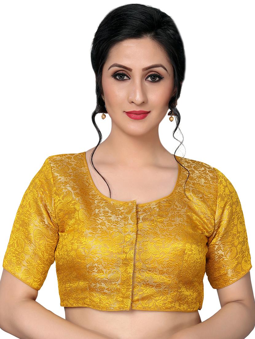 Self-design solid blouse - 16309656 - Zoom Image - 1