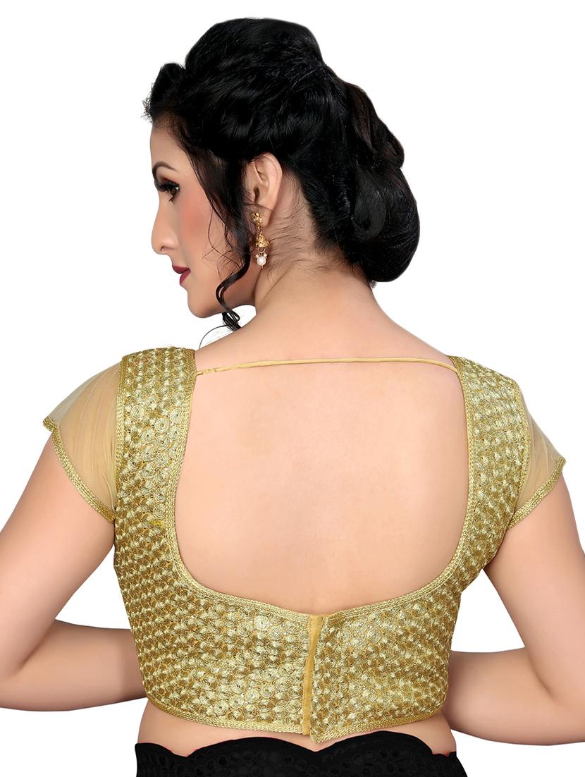 embroidered net sleeved blouse - 16309684 - Zoom Image - 2