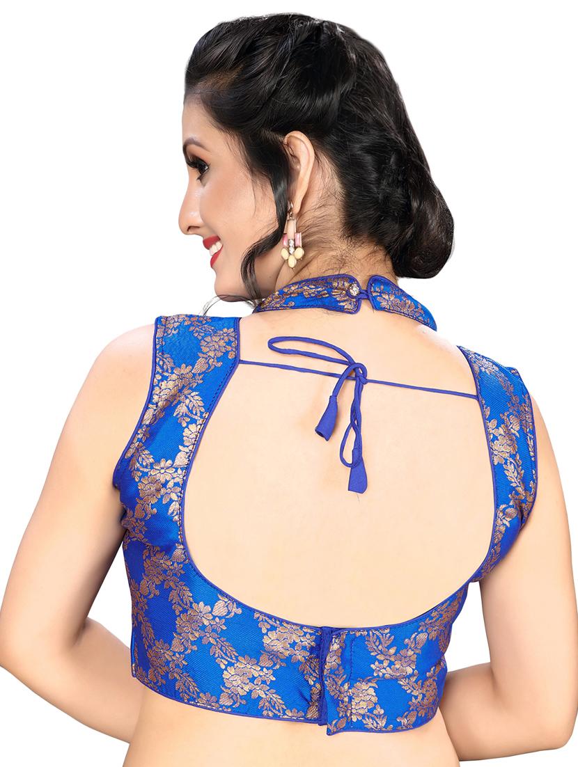 self-design blouse with drawstring - 16309706 - Zoom Image - 2
