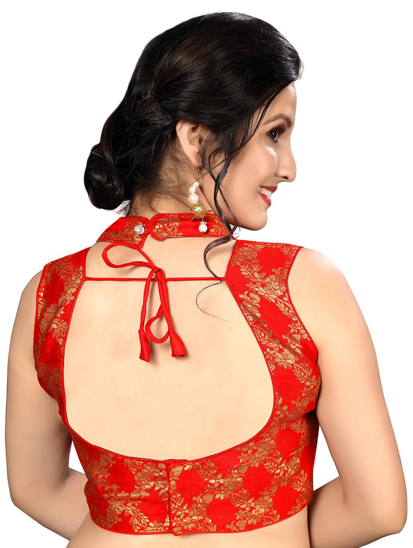 self-design blouse with drawstring - 16309708 - Zoom Image - 2