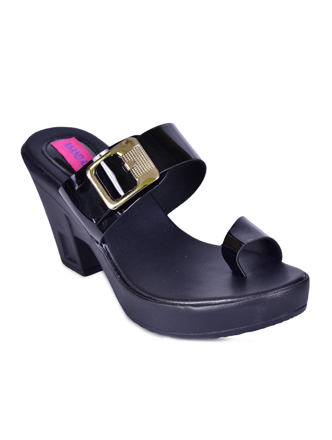 black one toe sandals - 16309753 - Zoom Image - 1
