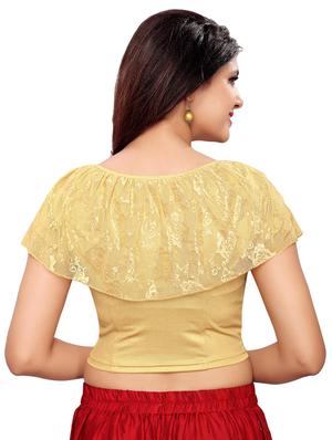 cape solid blouse - 16310164 - Standard Image - 3