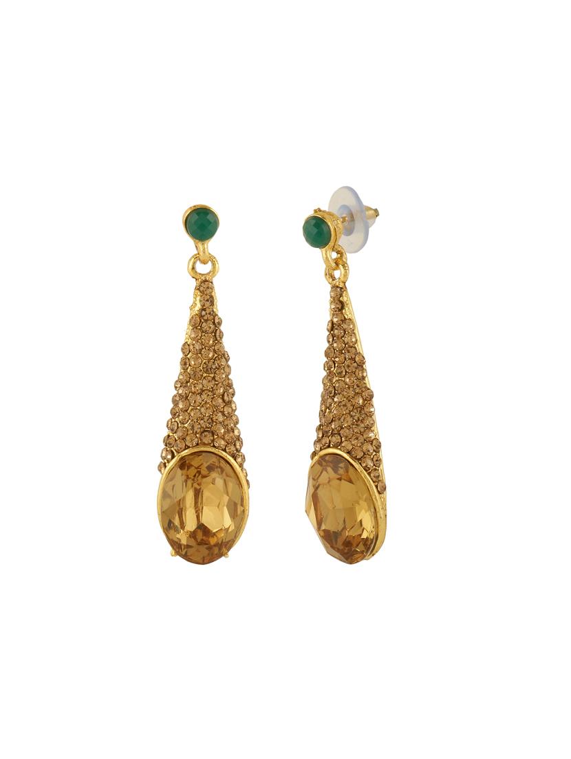 gold brass other earring - 16310564 - Zoom Image - 2