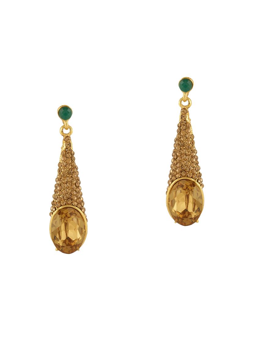gold brass other earring - 16310564 - Zoom Image - 3