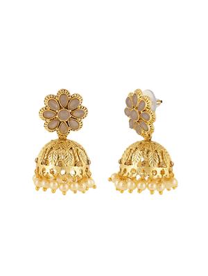 gold brass other earring - 16310595 - Standard Image - 2