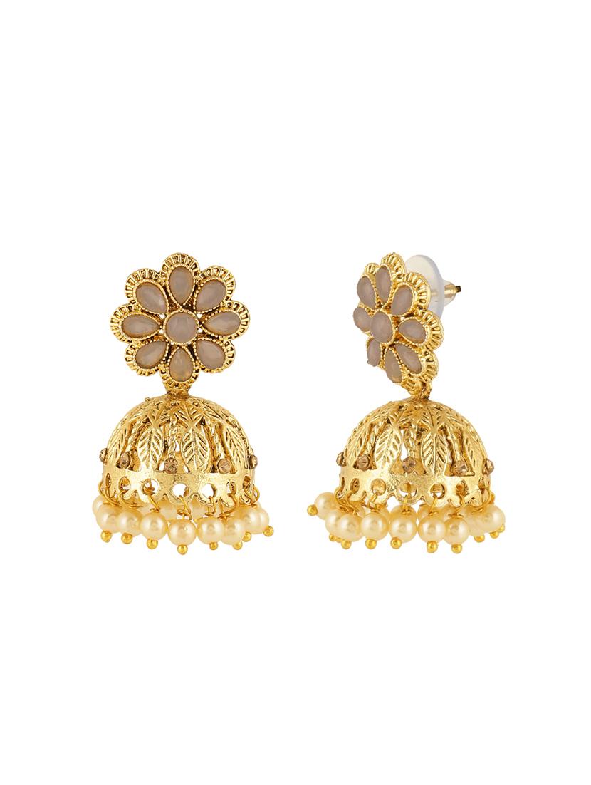 gold brass other earring - 16310595 - Zoom Image - 2