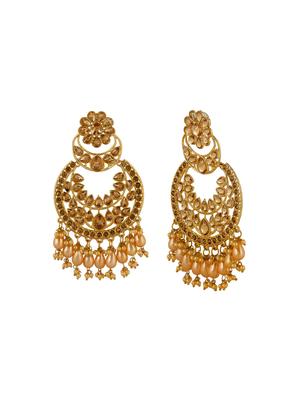 gold brass other earring - 16310603 - Standard Image - 2