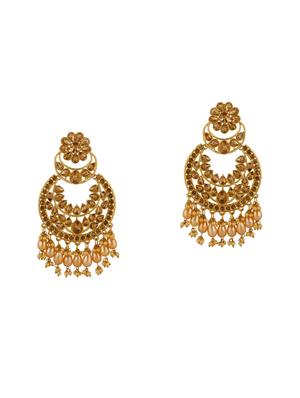 gold brass other earring - 16310603 - Standard Image - 3