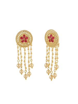 red brass other earring - 16310607 - Standard Image - 2