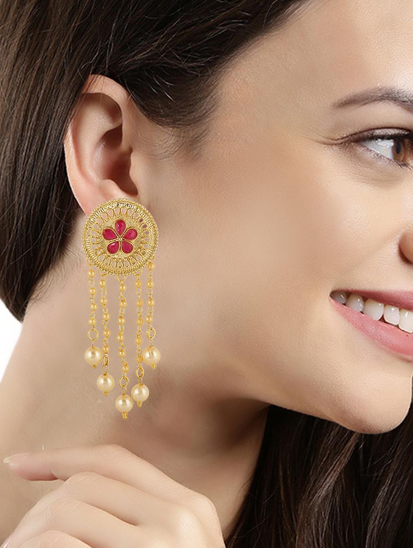 red brass other earring - 16310607 - Zoom Image - 4