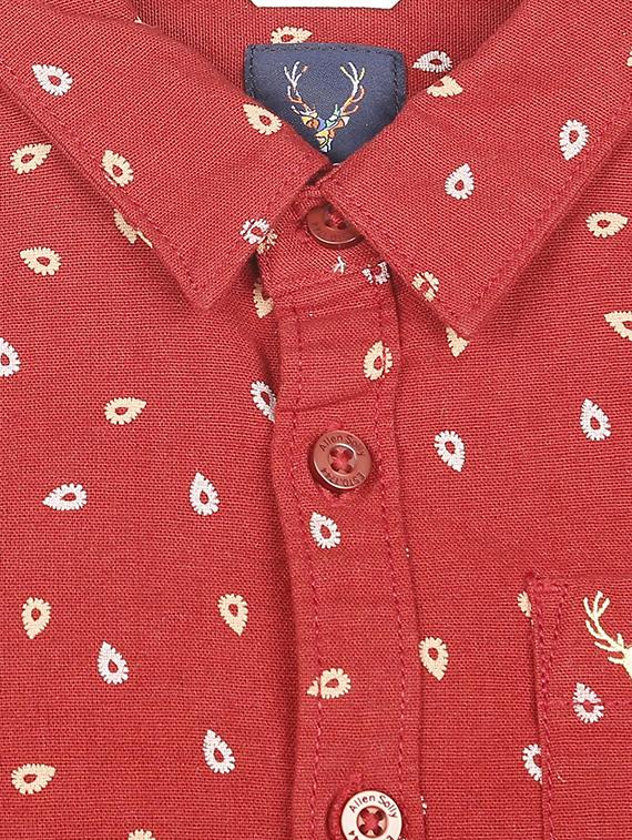 pocket patched roll up sleeve shirt - 16310993 - Zoom Image - 3