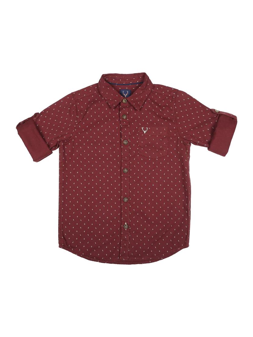 roll up sleeved quirky shirt - 16310995 - Zoom Image - 1