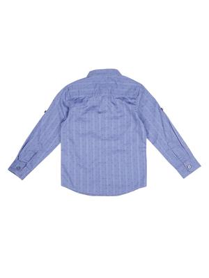 roll up sleeved stripes shirt - 16311006 - Standard Image - 2