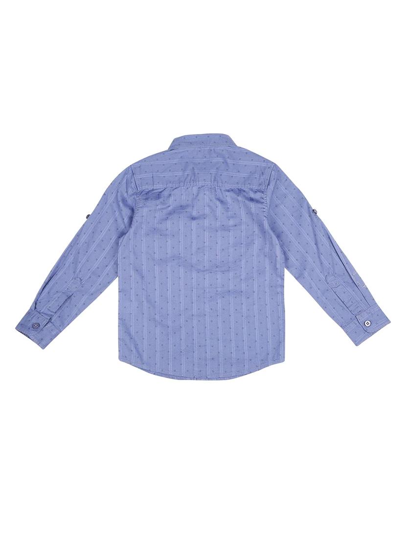 roll up sleeved stripes shirt - 16311006 - Zoom Image - 2