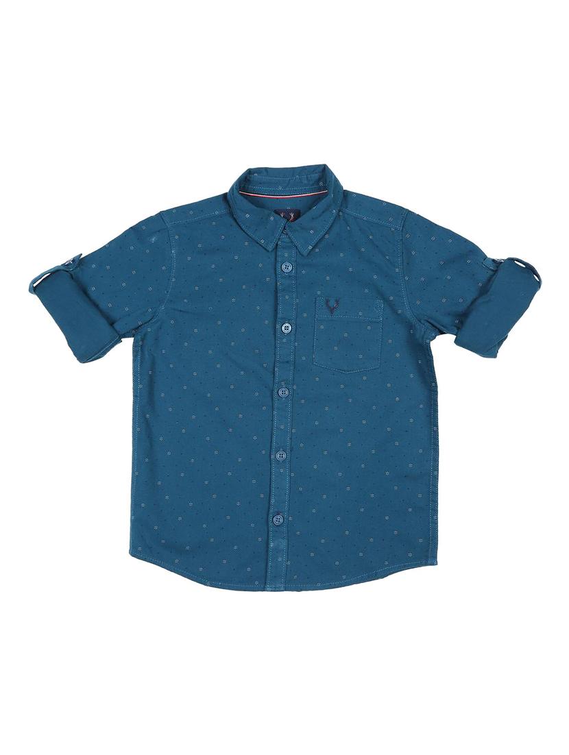 pocket patched roll up sleeve shirt - 16311015 - Zoom Image - 1