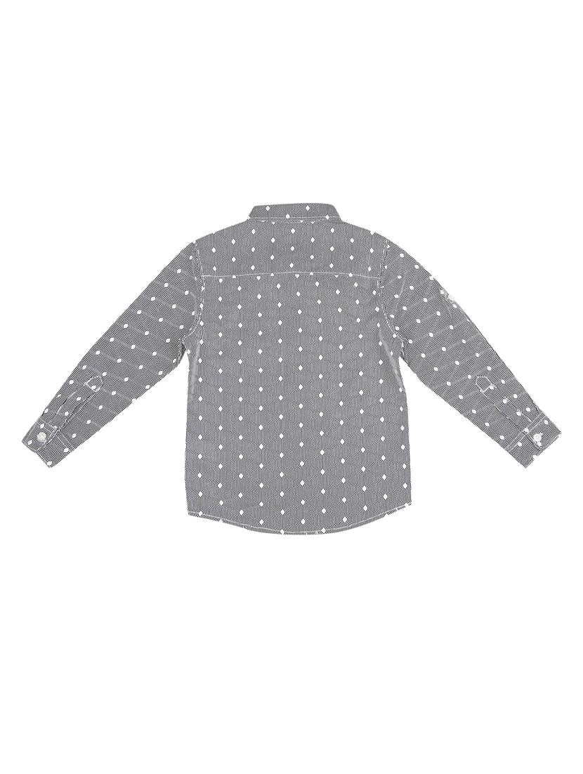 pocket patched roll up sleeve shirt - 16311021 - Zoom Image - 2