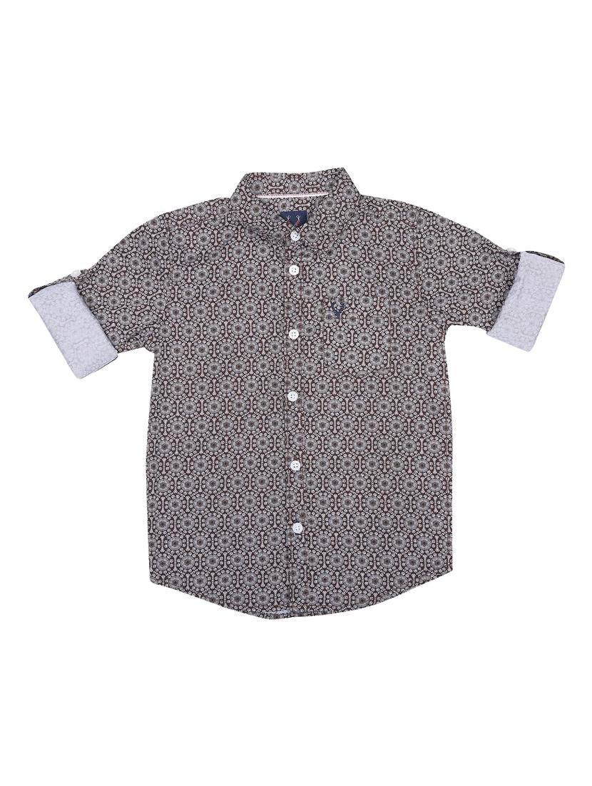 pocket patched roll up sleeve shirt - 16311028 - Zoom Image - 1