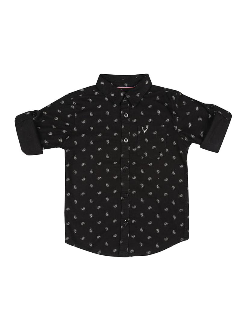 roll up sleeved paisley shirt - 16311032 - Zoom Image - 1