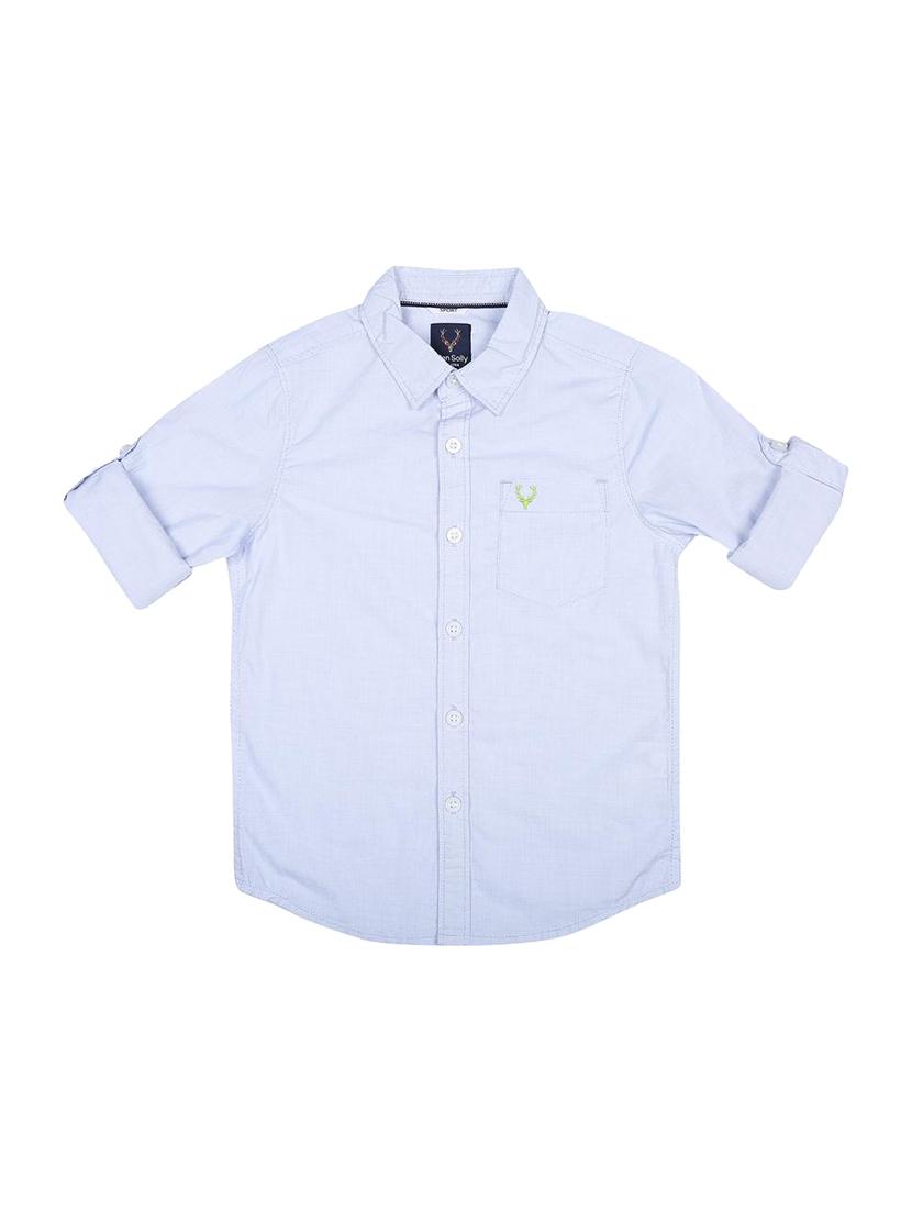 pocket patched roll up sleeve shirt - 16311039 - Zoom Image - 1