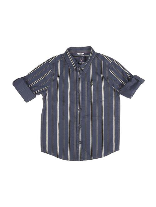 roll up sleeved stripes shirt - 16311050 - Standard Image - 1