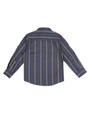 roll up sleeved stripes shirt - 16311050 - Standard Image - 2