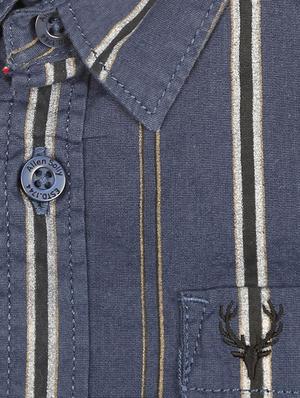 roll up sleeved stripes shirt - 16311050 - Standard Image - 3