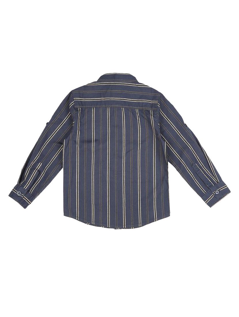 roll up sleeved stripes shirt - 16311050 - Zoom Image - 2