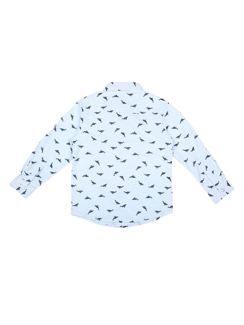 roll u sleeved graphic shirt - 16311055 - Zoom Image - 2