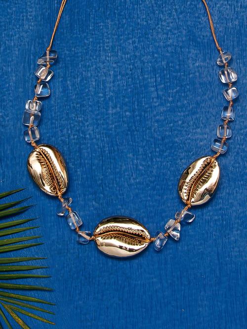 white metal statement necklace - 16311678 - Standard Image - 1