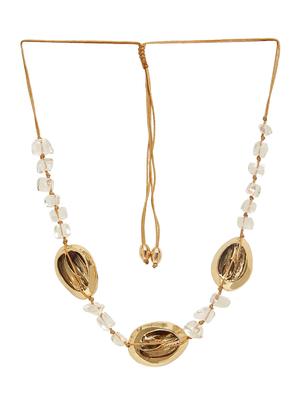 white metal statement necklace - 16311678 - Standard Image - 2